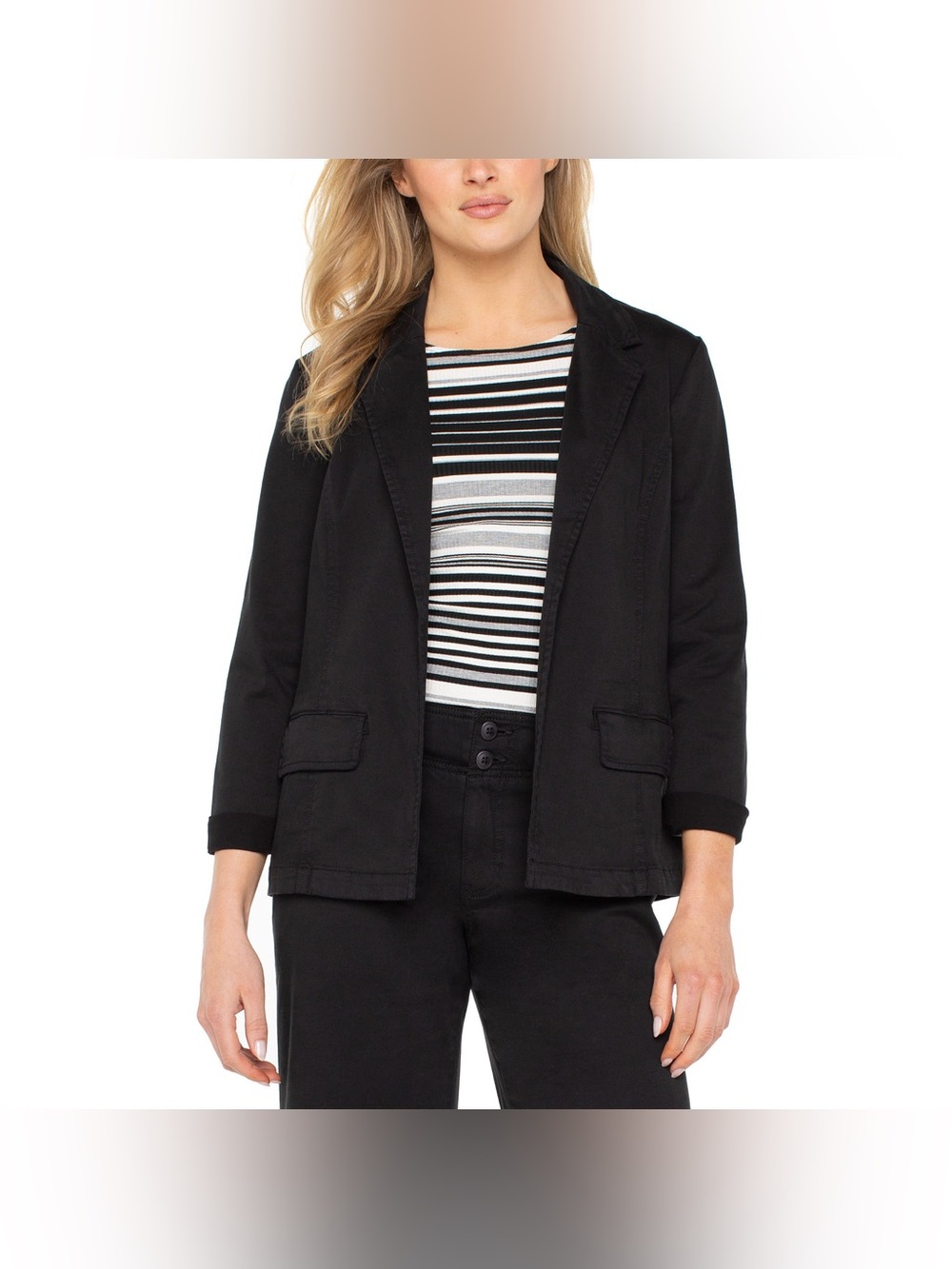 Liverpool Los Angeles Fitted Blazer - Black